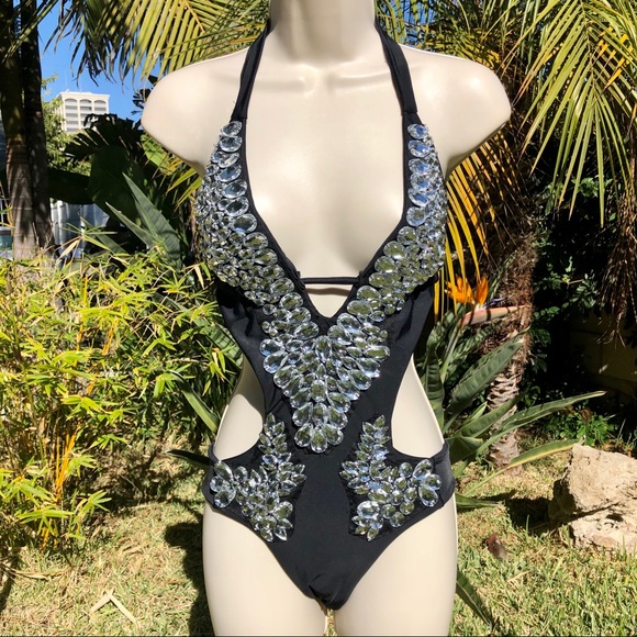 WATER VIXEN Crystal Couture one piece swim… - Picture 17 of 17